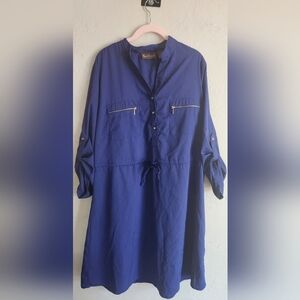 Speed Control Royal Blue Dress